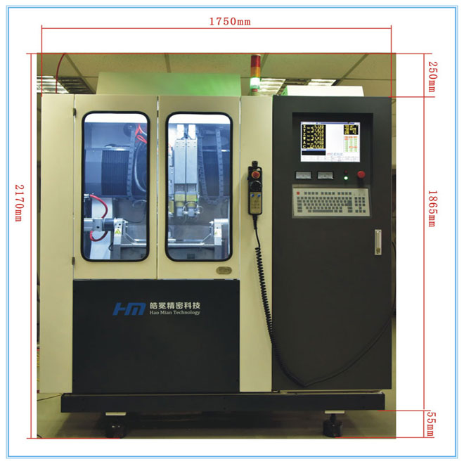 多工位,多电极电火花微孔机 width=